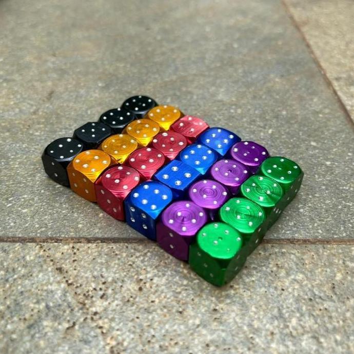 Tutup Pentil Ban Model Dadu Universal | Valve Cap Dadu