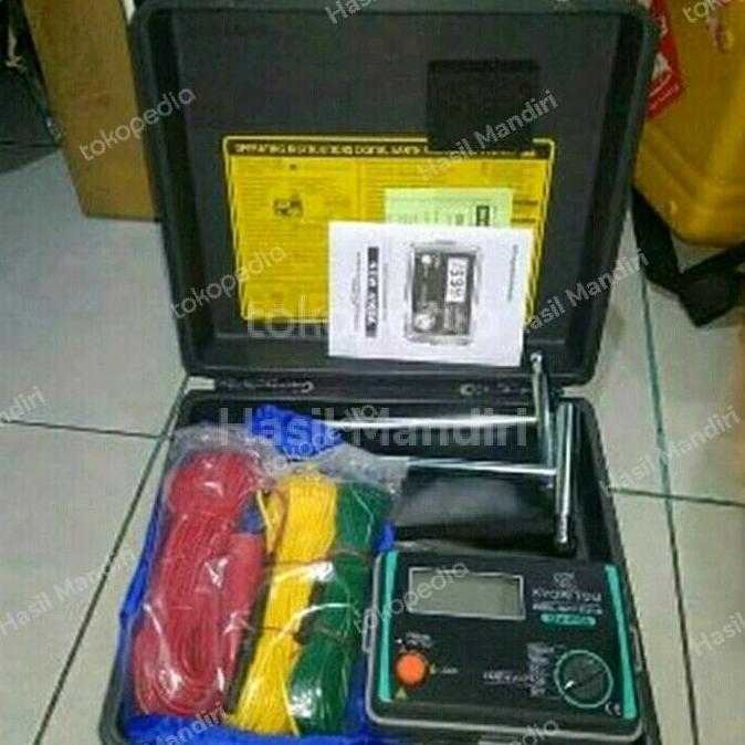 Kyoritsu 4105AH Hardcase Dital Earth Tester Grounding Tester Megger