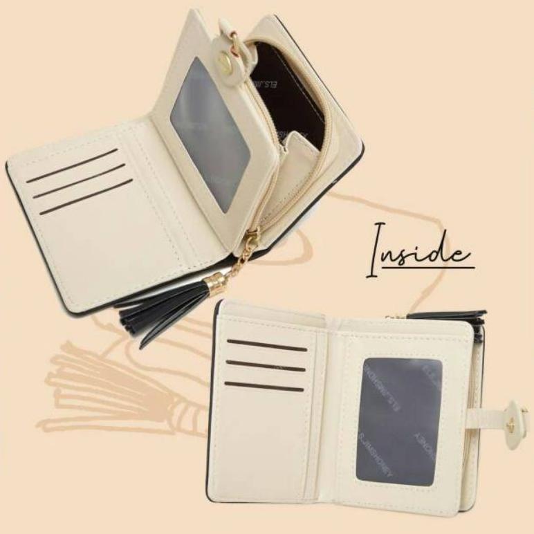 NEW DEALS r2f Dompet Wanita Lipat Kecil Indah Dompet Wanita Mini Bisa COD