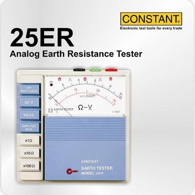 jual Ground Tester Earth Resistance Tester 25ER CONSTANT.