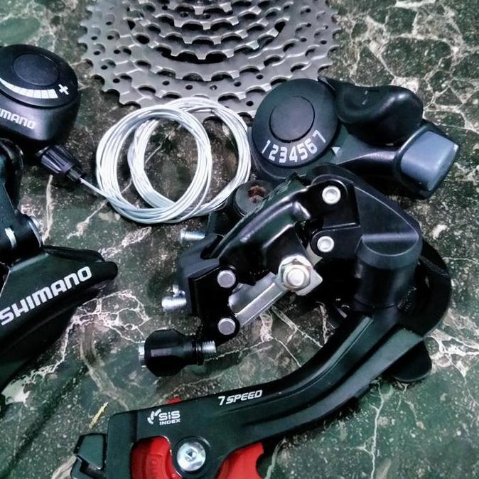 Groupset grupset Shimano Tourney TZ 3 X 7 Speed MTB RB Minion Seli