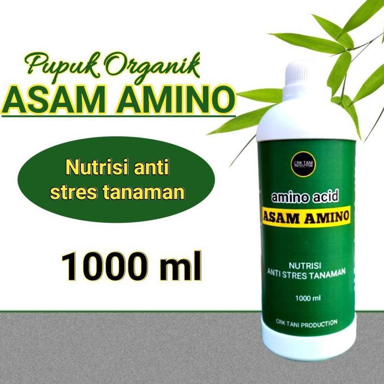 Pupuk organik cair asam amino plus zpt 1 liter nutrisi anti stres untuk tanaman menyuburkan media ta