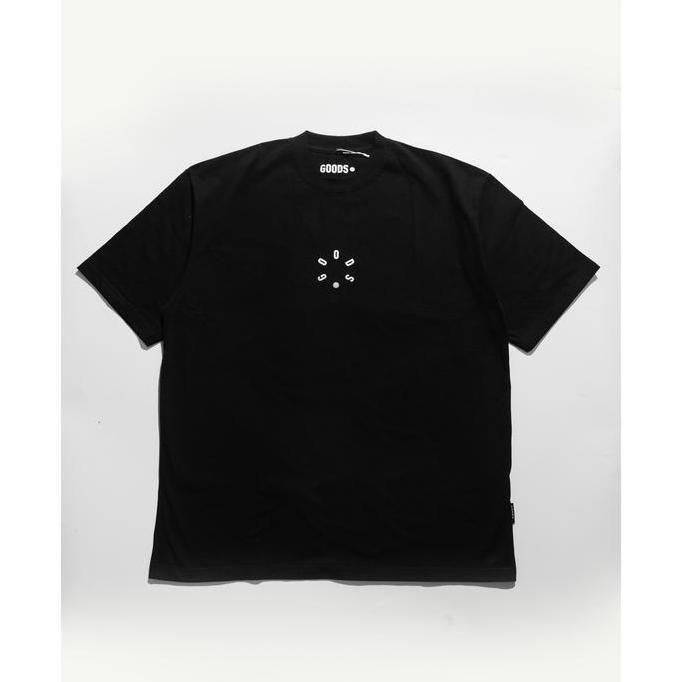 The Goods Dept - Oversized Tshirt Goods Circle Black