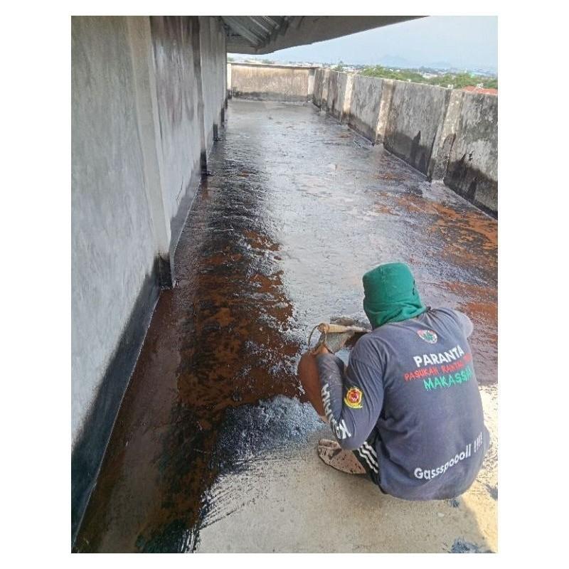 Paket Aspal Cair Premium 5Kg Anti Rembes Anti Bocor | Aspal Emulsion Dak Bocor