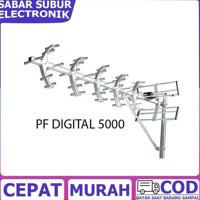 BEBAS ONGKIR - ANTENA TV DIGITAL OUTDOOR PF DIGITAL 5000/ PF ANTENNA YAGI PF5000