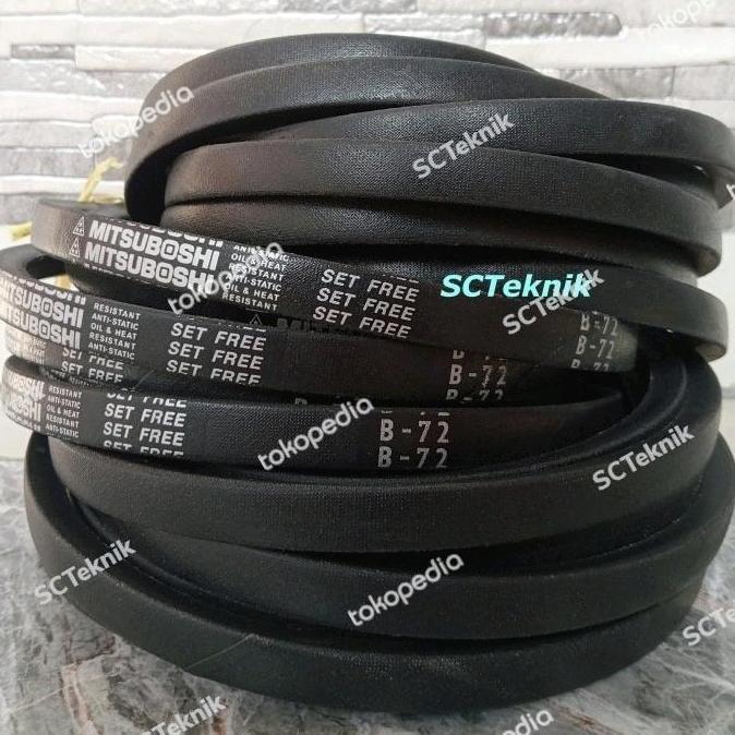 Van Fan V Belt Mitsuboshi B72 / MITSUBOSHI VanBelt FanBelt VBelt B 72 PREMIUM
