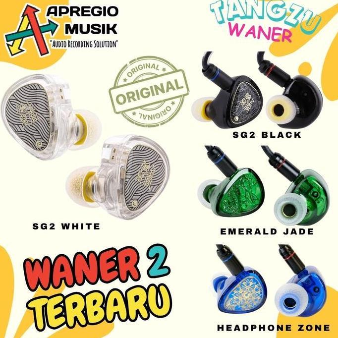 Promo TANGZU Waner 2 SG 2 Waner2 SG2 black white bule green headphone zone emerlad jade dragon In Ea