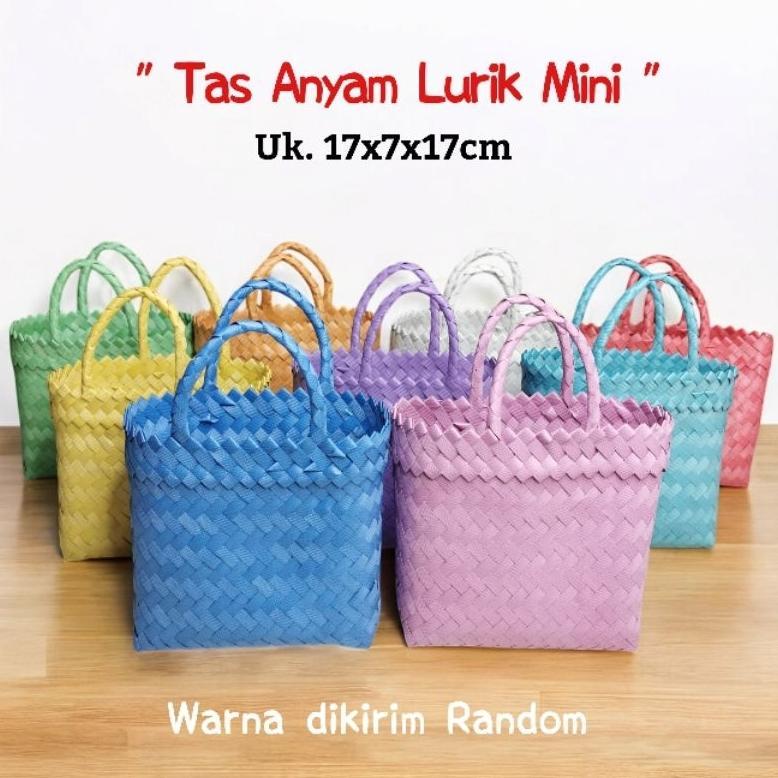 Readyy Tas Anyam Lurik Mini Ngawi Jawa Timur Souvenir