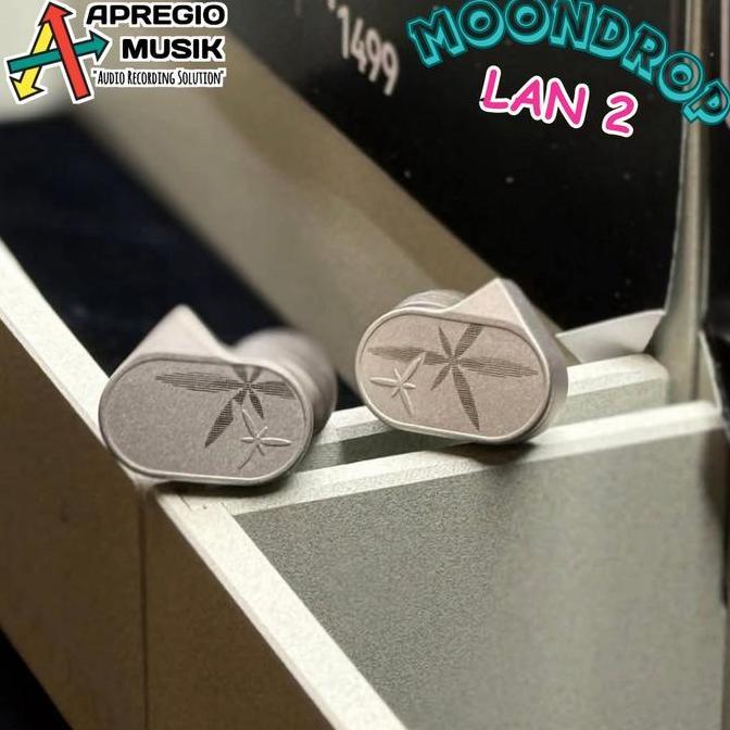 Promo Moondrop LAN II LAN LAN 2 LAN2 LAN-2 Lan2 POP Lan2 REF 10mm Double-cavity High-performance Dyn