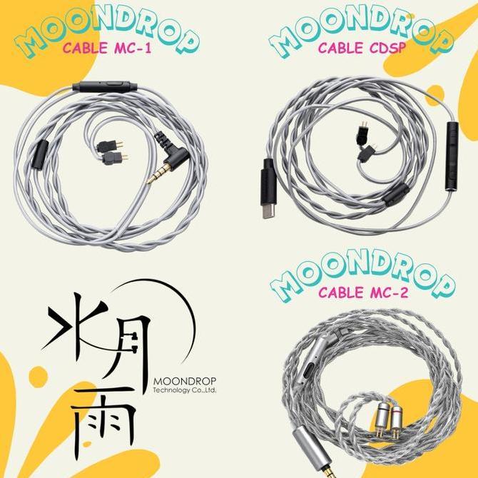 Promo Moondrop Cable MC Series MC1 MC2 CDSP 2 pin Upgrade With Mic Diskon