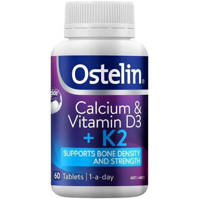 Ostelin Cal-DK2 - Calcium, Vitamin D + Vitamin K for Bone Health - 60
