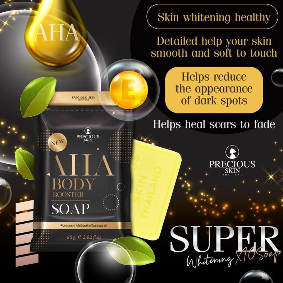 BPOM Whitening Precious Skin AHA Body Booster Soap Thailand