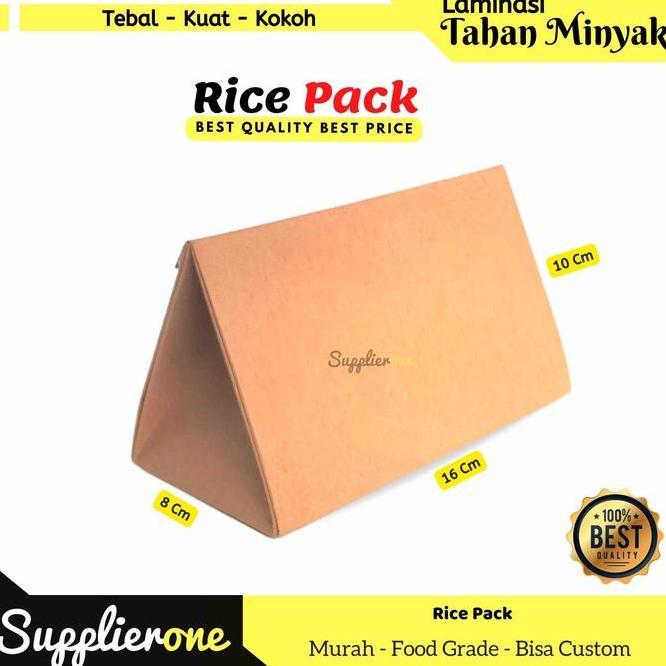 Rice Pa 50 Pcs Kemasan Nasi Pa Bungkus Nasi Pembungkus Mie Goreng
