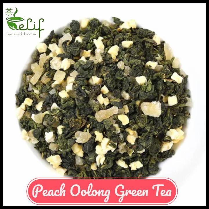 Best Quality Peach Oolong Green Tea : Chinese Oolong Green Tea, Dried Peach & Apple