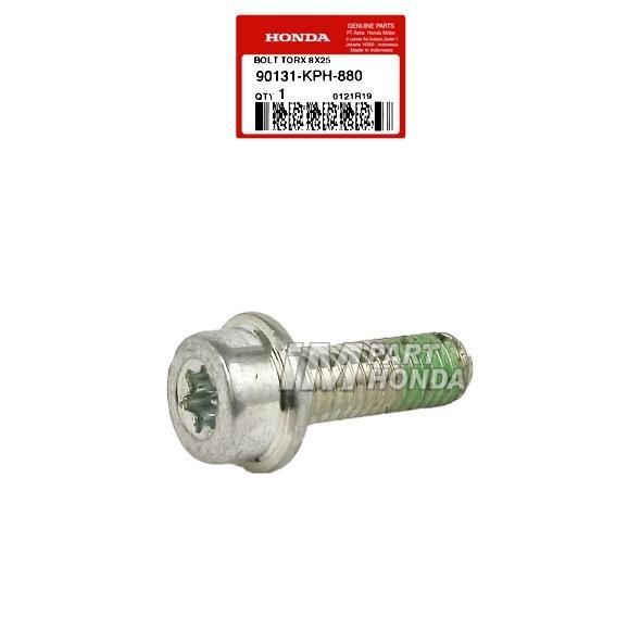90131-KPH-880 BAUT L BINTANG BOLT TORX 8X25 BAUT BRACKET DUDUKAN KALIPER HONDA BEBEK MATIC SPORT