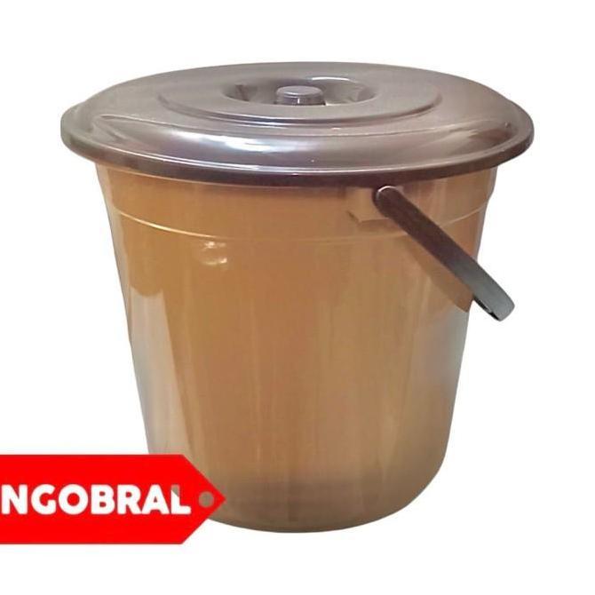 Ember Plastik BESAR Timba Plastik Air 6 Galon Diamater 35 cm TUTUP