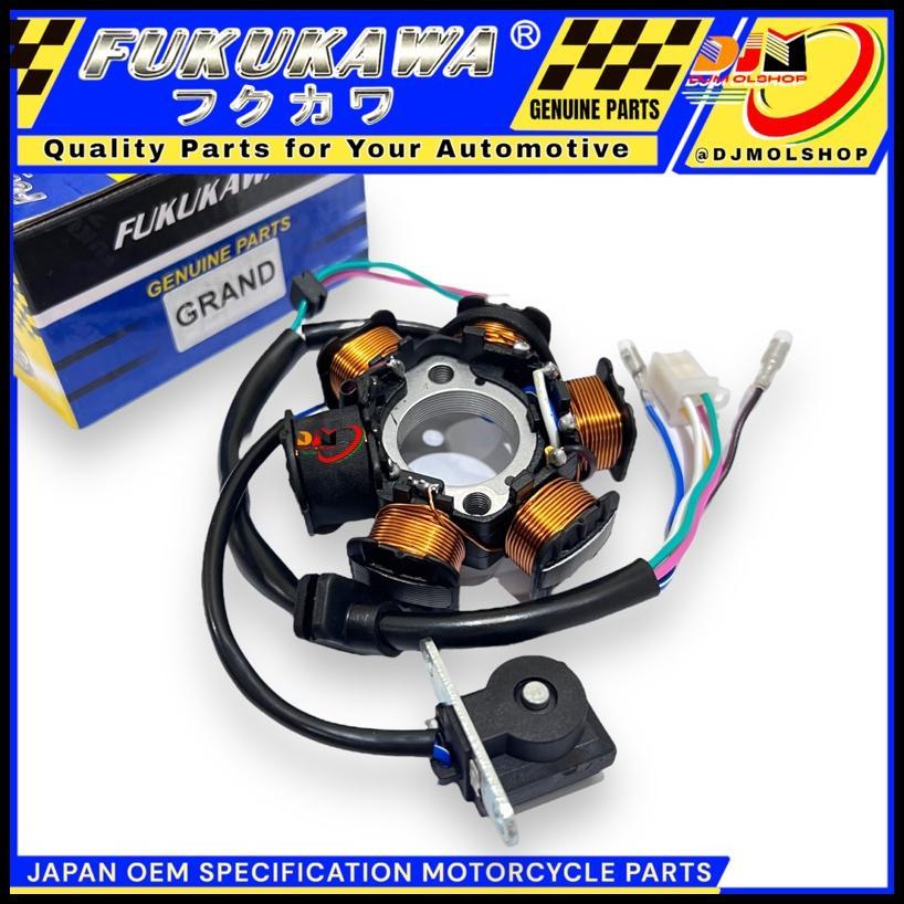 Spull Assy Plus Pulser Pengapian Cdi Astrea Grand Original Fukukawa