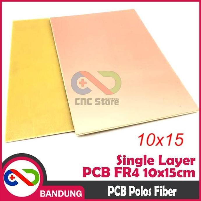 PCB Polos FR4 Fiber Single Double Layer | PCB Kosong HQ Ukuran 10x15cm & 15x20cm untuk Proyek DIY El