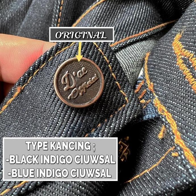 Tahan Lama Denim Selvedge / Jeans Denim Selvedge / Denim Slim Straight / Selvedge / Raw Denim