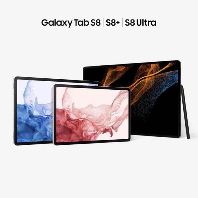Allthebest- Tablet PC Asli Baru Galaxy Tab S8 S8+ 12GB + 512GB Tablet