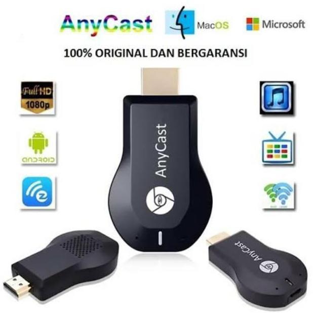 New- [COD] ANYCAST DONGLE WIRELESS PENYAMBUNG HP KE TV / ANYCASH DONGEL MIRACAST WIFI + SAMBUNGAN KA