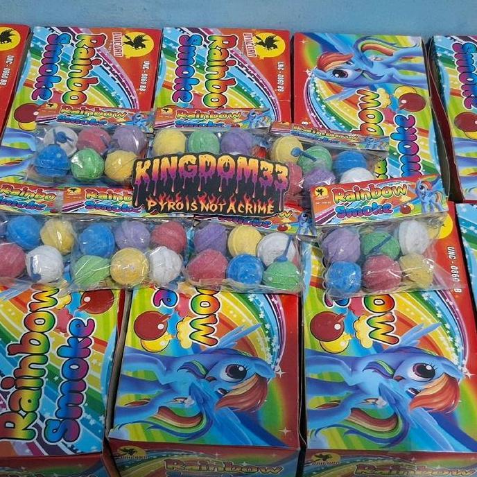 Bola asap mainan kentut asap Ready