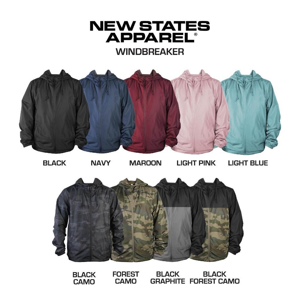 HOT PRODUCT [9810 WINDBREAKER] NEW STATES APPAREL WINDBREAKER JAKET PARASUT