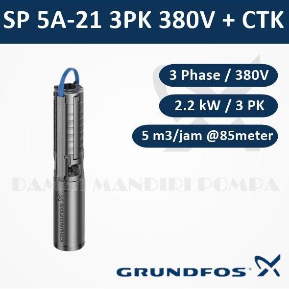 Pompa Submersible Grundfos SP 5A-21 380V
