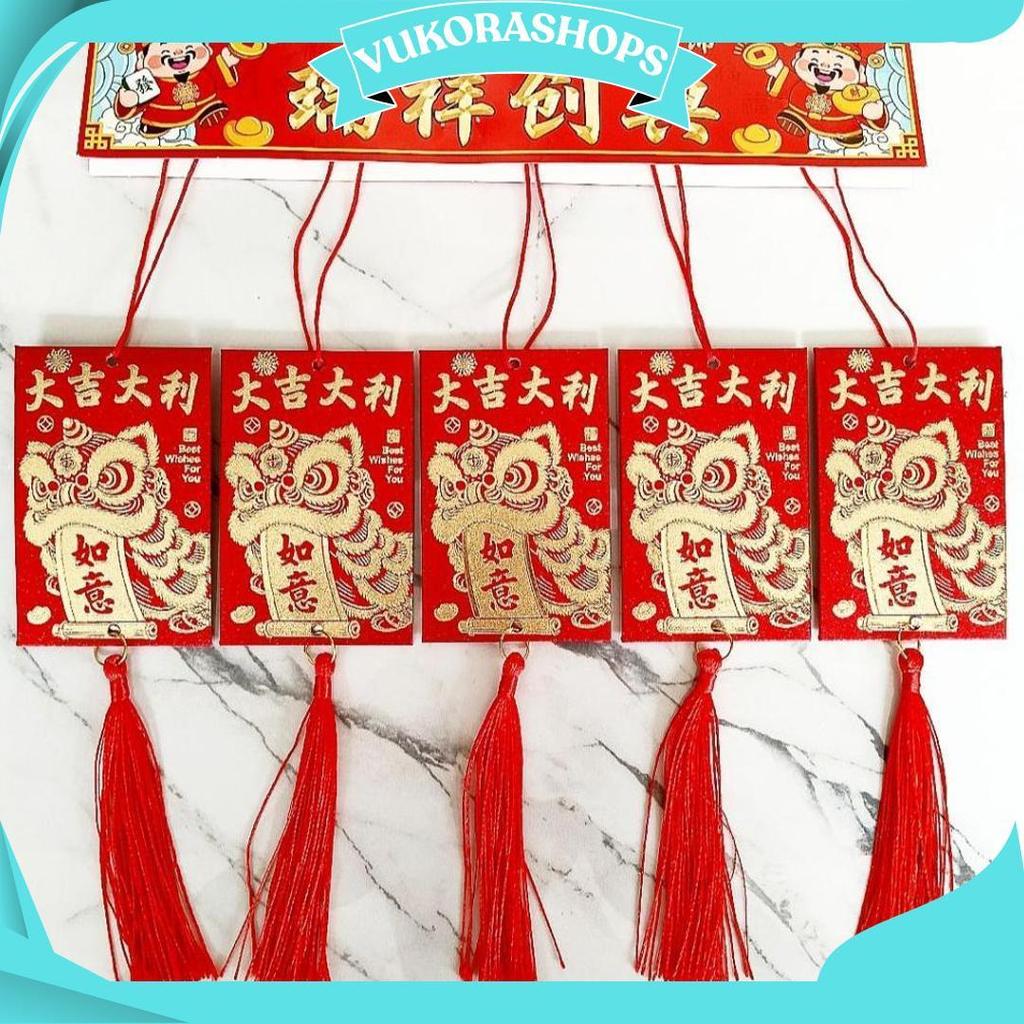 Gantungan Angpao Imlek/Hiasan Imlek/Gantungan Imlek/Angpao Imlek/Hiasan Pohon/Angpao Gantung/Angpau 