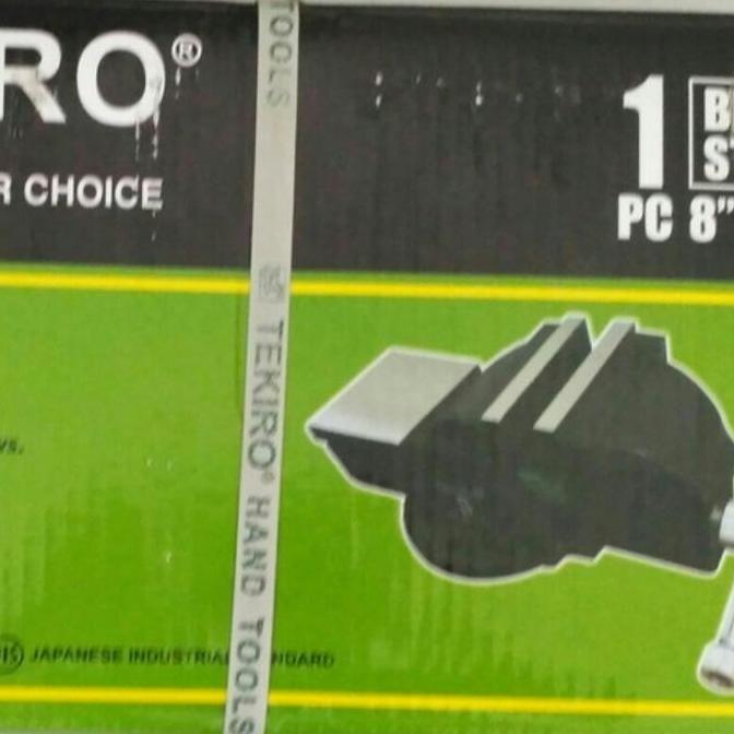 tekiro BV1254 bench vise 8" catok ragum meja bodi besi 8inch BV 1254