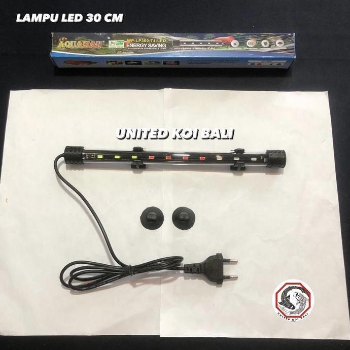 LAMPU LED AQUARIUM SUBMERSIBLE WARNA WARNI 30 CM LP300