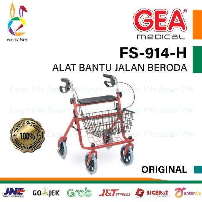GEA FS914H FS 914 H WALKER ROLLATOR RODA ALAT BANTU JALAN