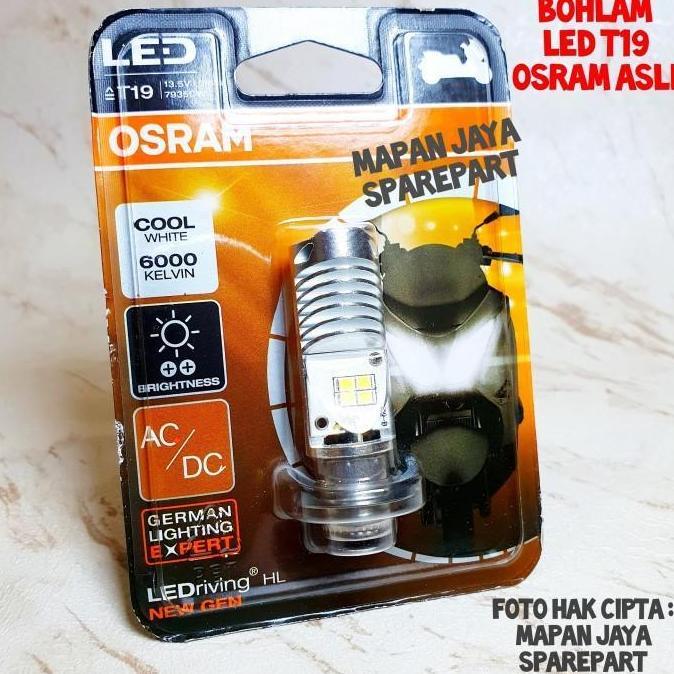 REGAVA OSRAM LED LAMPU UTAMA H6 M5 (PUTIH)