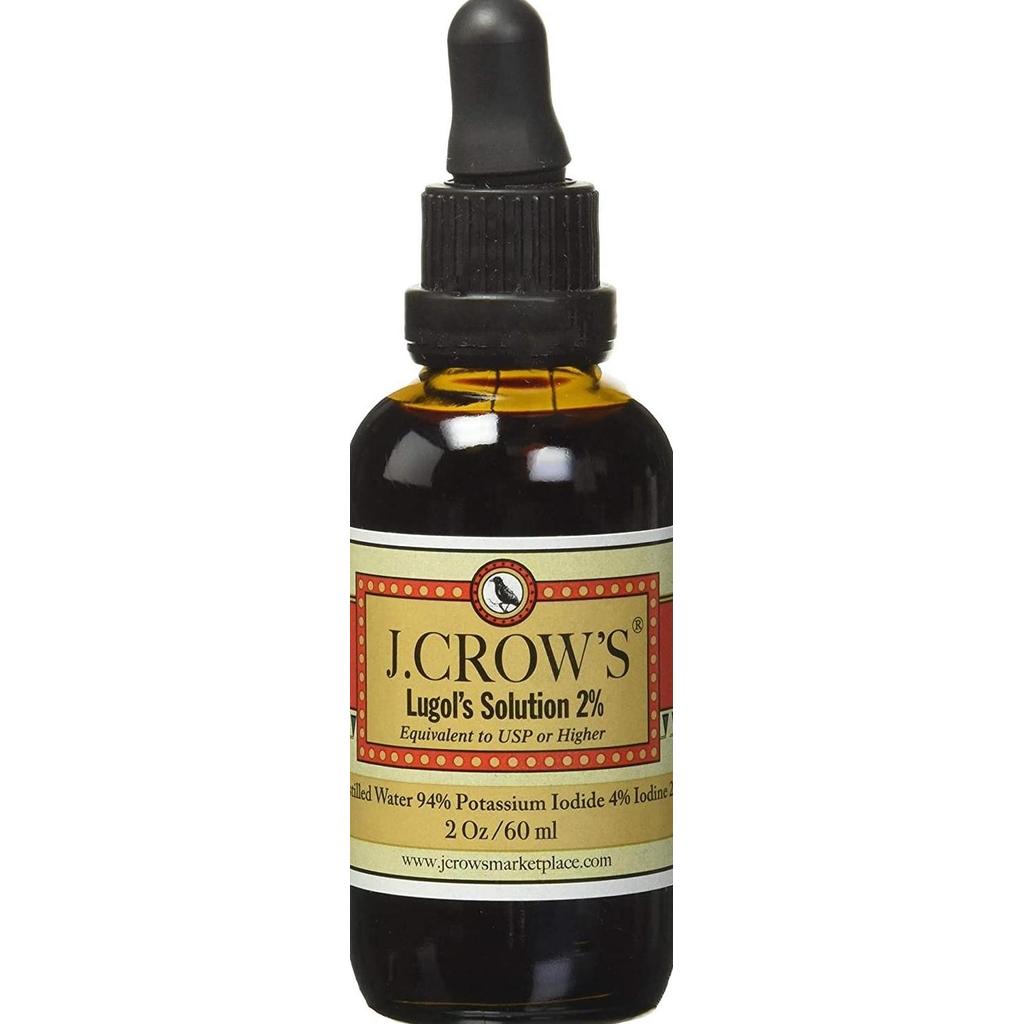 J.Crow's Lugol Iodine Solution Potassium Iodide 4% + Iodine 2% | 60ml