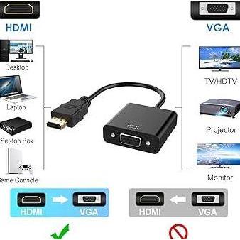 hdmi to vga converter adapter / converter hdmi to vga / kabel hdmi to vga