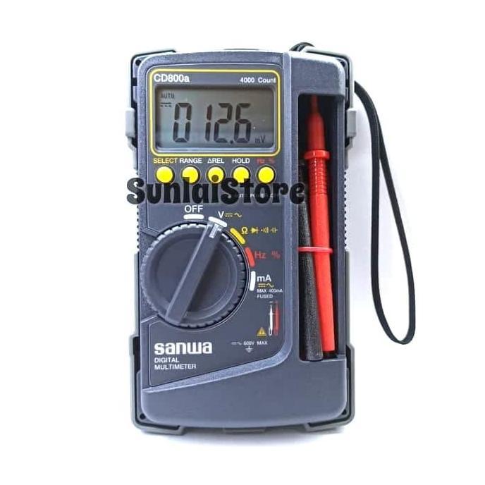 Multitester Multimeter Sanwa Cd800A Cd-800 A Cd 800 A Original