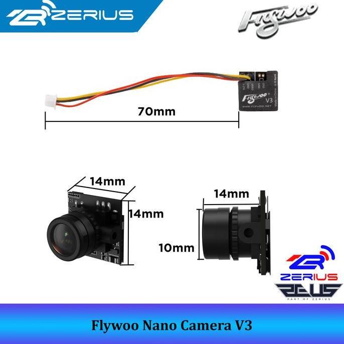 FLYWOO Nano Camera V3 Super Light for Analog Micro FPV Drone