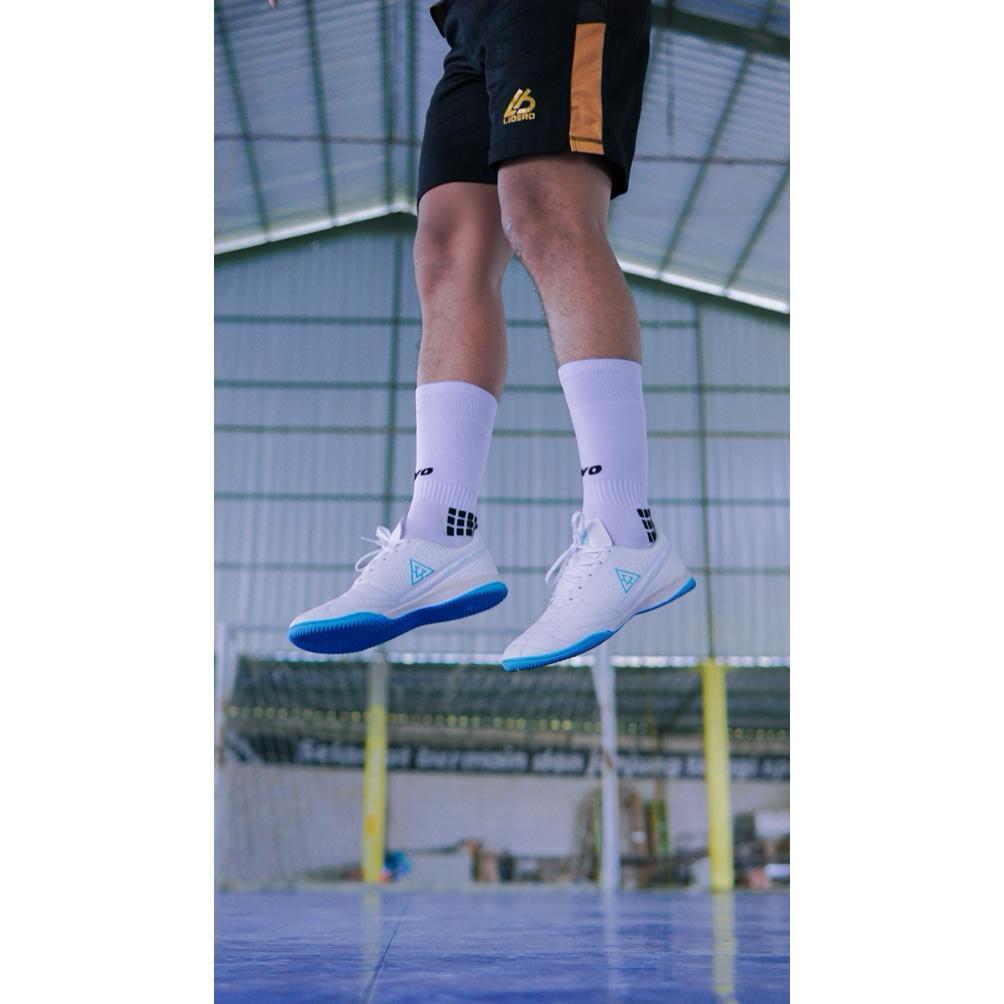 BEST SELLER APHA - SEPATU FUTSAL APHA GENESIS PUTIH TOSKA