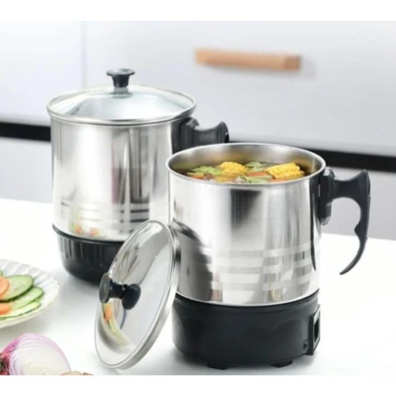 Discount mug elektrik/Teko Stenlis/Mug Stenlis/Mug Serbaguna/teko listrik/eskan listrik/mug stenlis