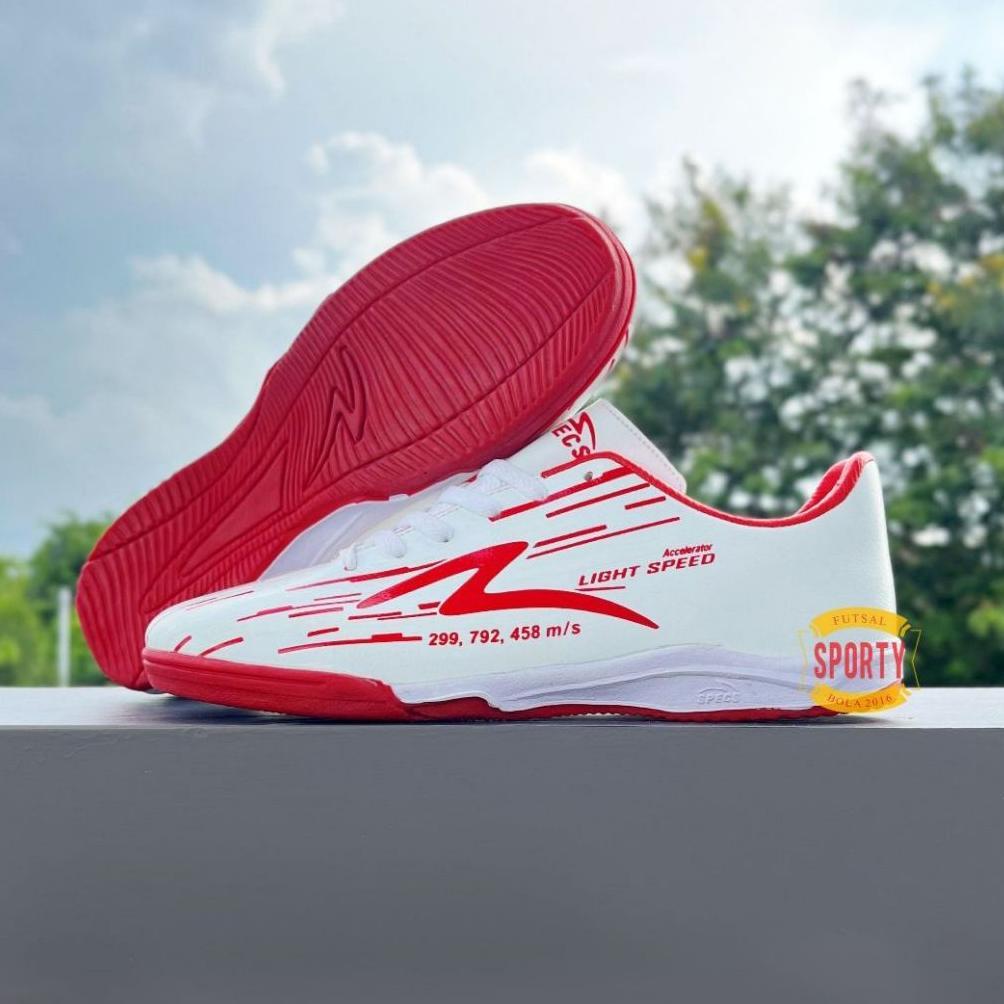 DISKON SEPATU FUTSAL SPECS LIGHTSPEED REBORN SIZE 37 38 COD BISA BAYAR TEMPAT DAN BERGARANSI TOKO