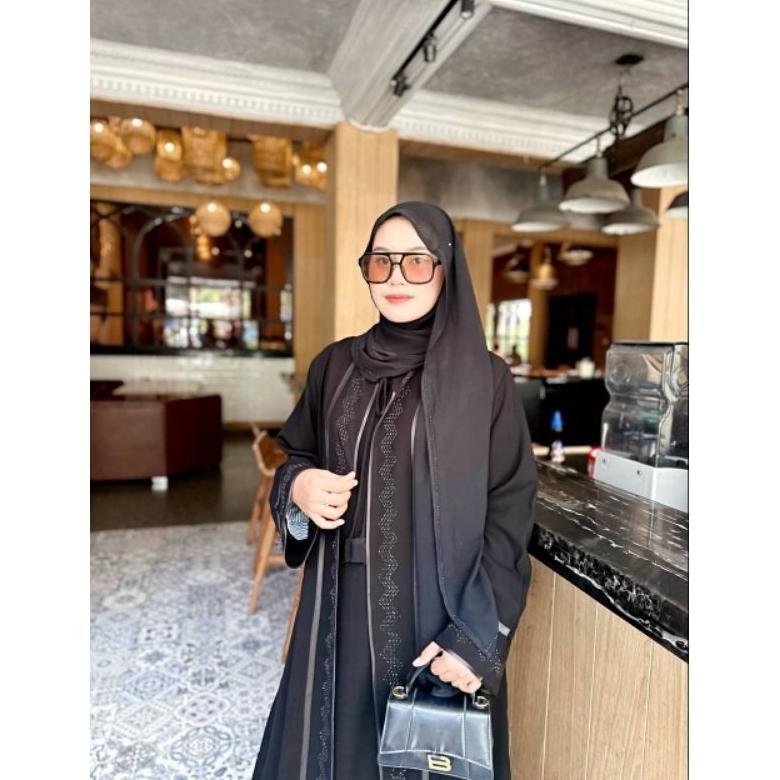 Awet Abaya Hitam Gamis Wanita Terbaru Turkey Arabian Fashion Muslim Dubai Safiya