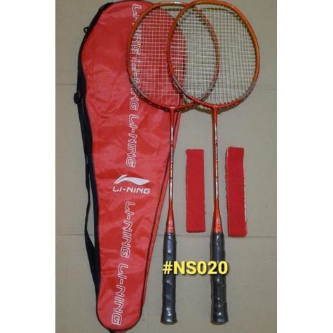 BEST SELLER RAKET BADMINTON SEPASANG 2 RAKET 2 GRIP 1TAS