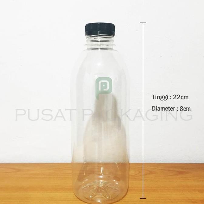 Botol Kale 1 Liter Botol Plastik 1000ml Botol Jus Kopi 1000 ml Tebal