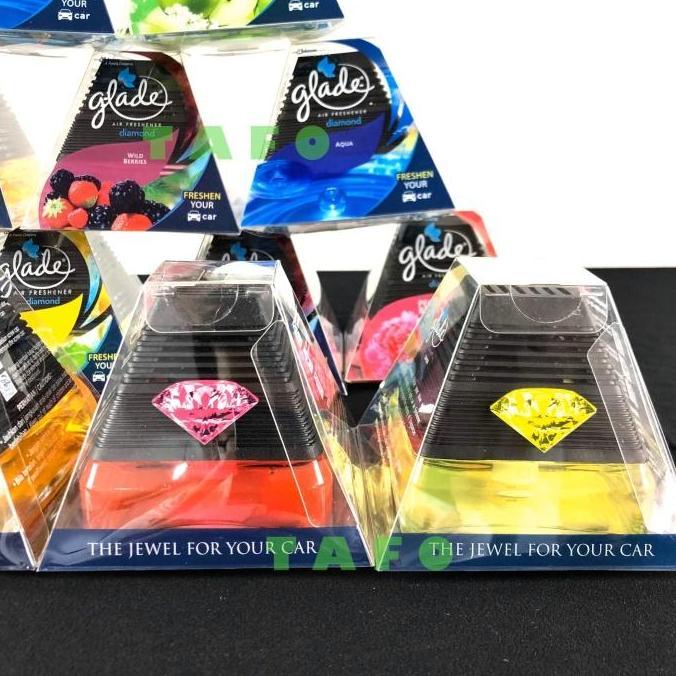 PARFUM DASHBOARD PEWANGI MOBIL GLADE DIAMOND MEWAH PIRAMID