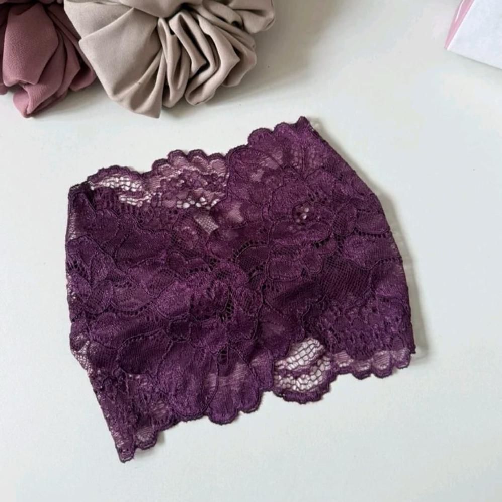 Murah  Ciput Renda Brukat Dalaman Kerudung Full Renda