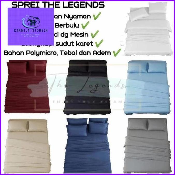 sprei polos single ukuran 160x200|sudut karet|halus|termurah|