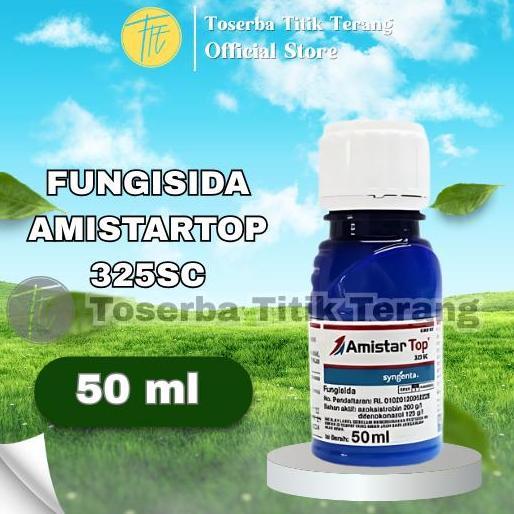 Promo Amistartop 325 SC 50ml Fungisida Syngenta Anti Jamur Ampuh Obat Tanaman Buah Bunga Daun Jagung