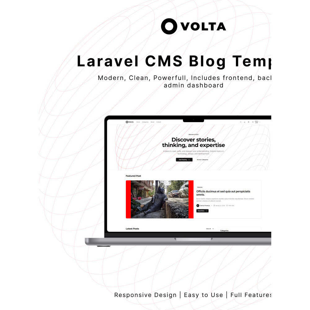 SOURCE CODE BLOG / PORTAL BERITA DENGAN LARAVEL DAN REACT