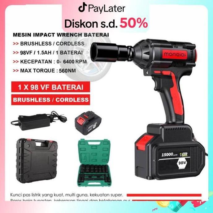 TOKOBOEJANG77 - KOTAK ALAT KUNCI PAS LISTRIK PORTABEL DAN MUDAH DIOPERASIKAN BATERAI BESAR 98V MOTOR