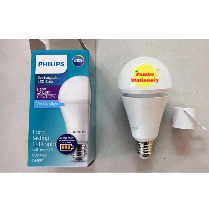 Allthebest- Lampu LED Emergency PHILIPS. Lampu Anti Mati Listrik. Lampu Darurat 9W